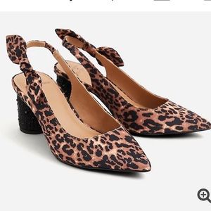 NWT Betsey Johnson Leopard Print Heels🤎